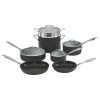 Cuisinart Dishwasher-Safe Anodized 11-Piece Nonstick Cookware Set