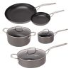 Swiss Diamond | Hard Anodized 8-Piece Nonstick Cookware Set