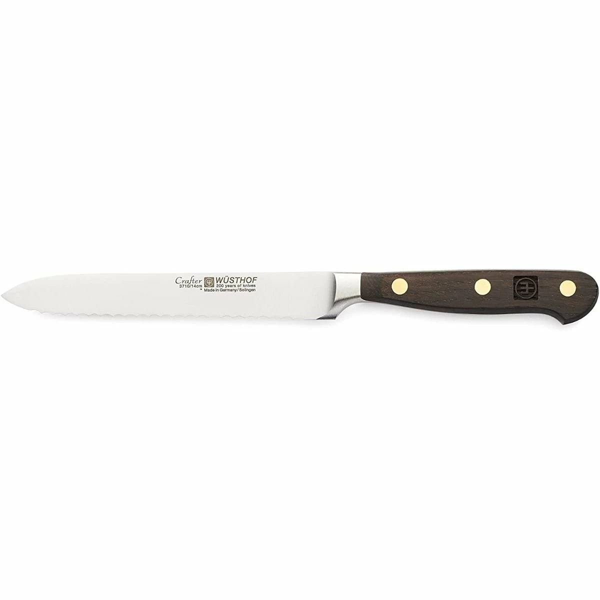 Wusthof Cutlery Wusthof Crafter 5" Serrated Utility Knife 3 Wusthof Cutlery Wusthof Crafter 5" Serrated Utility Knife