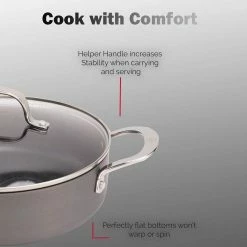 Swiss Diamond | Hard Anodized 8-Piece Nonstick Cookware Set -Le Creuset sales 51sfbsndlnl. ac sl1000