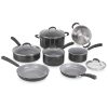 Cuisinart Advantage Ceramica XT 11-Piece Cookware Set | Black -Le Creuset sales 54c 11bk
