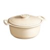 Emile Henry 6-Quart Sublime Stewpot | Creme -Le Creuset sales 554760 sublime dutch oven