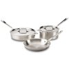 All-Clad D5 Brushed Stainless Steel Cookware Set | 5-Piece 2 All-Clad D5 Brushed Stainless Steel Cookware Set | 5-Piece -Le Creuset sales 5pc