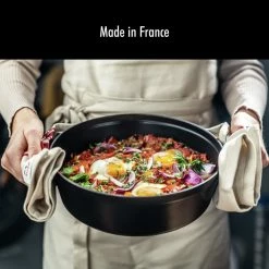 Staub Stackable Cocotte, Braiser, And Grill Pan With Lid | Black -Le Creuset sales 61coj7xdlyl. ac sl1280