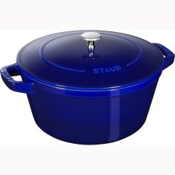Staub Stackable Cocotte, Braiser, And Grill Pan With Lid | Dark Blue -Le Creuset sales 61crxsocbhl. ac sl1500