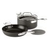 All-Clad Essentials Nonstick Hard Anodized Large Fry Pan & Sauce Pan Set -Le Creuset sales 61kg88jhtdl. ac sl1500
