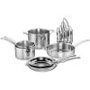 Cuisinart 11-Piece Smartnest Stainless Steel Cookware Set 2 Cuisinart 11-Piece Smartnest Stainless Steel Cookware Set -Le Creuset sales 61nvfvl75yl. ac sl1500