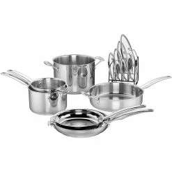 Cuisinart 11-Piece Smartnest Stainless Steel Cookware Set