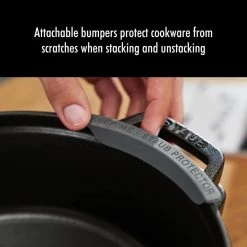 Staub Stackable Cocotte, Braiser, And Grill Pan With Lid | Black -Le Creuset sales 61r9pr0skol. ac sl1280