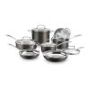 Cuisinart 11-Piece Black Stainless Cookware Set -Le Creuset sales 61vb whlkkl. ac sl1500