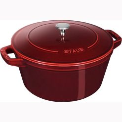 Staub Stackable Cocotte, Braiser, And Grill Pan With Lid | Grenadine 7 Staub Stackable Cocotte, Braiser, And Grill Pan With Lid | Grenadine -Le Creuset sales 61z heimcil. ac sl1500