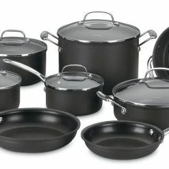 Cuisinart Chef's Classic Hard Anodized Nonstick Cookware Set | 14-Piece