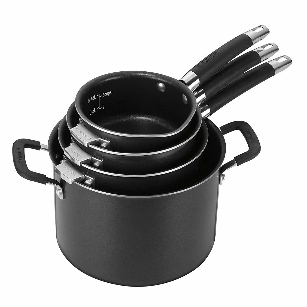 Cuisinart SmartNest Non-Stick Aluminum Cookware Set | 12-Piece 5 Cuisinart SmartNest Non-Stick Aluminum Cookware Set | 12-Piece - Image 3