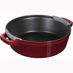 Staub Stackable Cocotte, Braiser, And Grill Pan With Lid | Grenadine 5 Staub Stackable Cocotte, Braiser, And Grill Pan With Lid | Grenadine -Le Creuset sales 71bmnjo9oil. ac sl1500