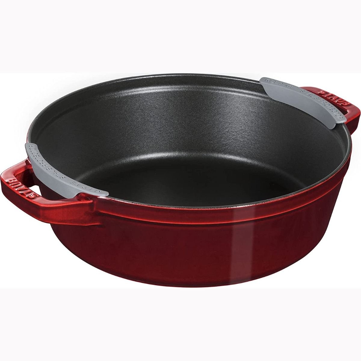 Staub Stackable Cocotte, Braiser, and Grill Pan with Lid | Grenadine Staub Stackable Cocotte, Braiser, And Grill Pan With Lid | Grenadine -Le Creuset sales 71bmnjo9oil. ac sl1500