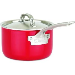 Viking Multi Ply Stainless 11-Piece Cookware Set | Red 6 Viking Multi Ply Stainless 11-Piece Cookware Set | Red -Le Creuset sales 71cbrki635l. ac sl1500
