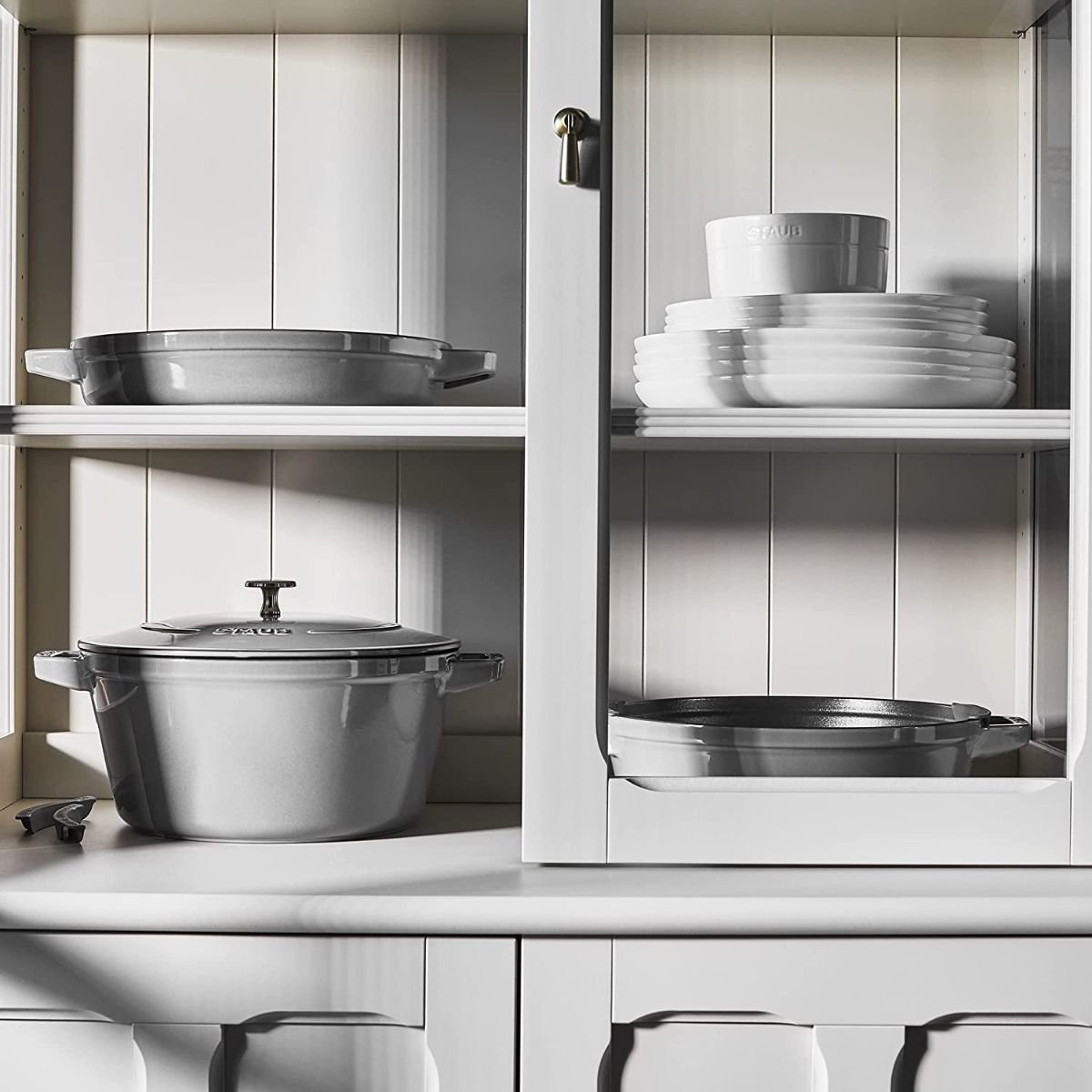 Staub Stackable Cocotte, Braiser, and Grill Pan with Lid | Graphite Grey Staub Stackable Cocotte, Braiser, And Grill Pan With Lid | Graphite Grey -Le Creuset sales 71hy kmakyl. ac sl1500