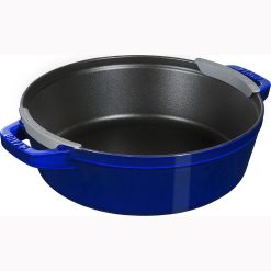 Staub Stackable Cocotte, Braiser, And Grill Pan With Lid | Dark Blue -Le Creuset sales 71jlto5qpml. ac sl1500