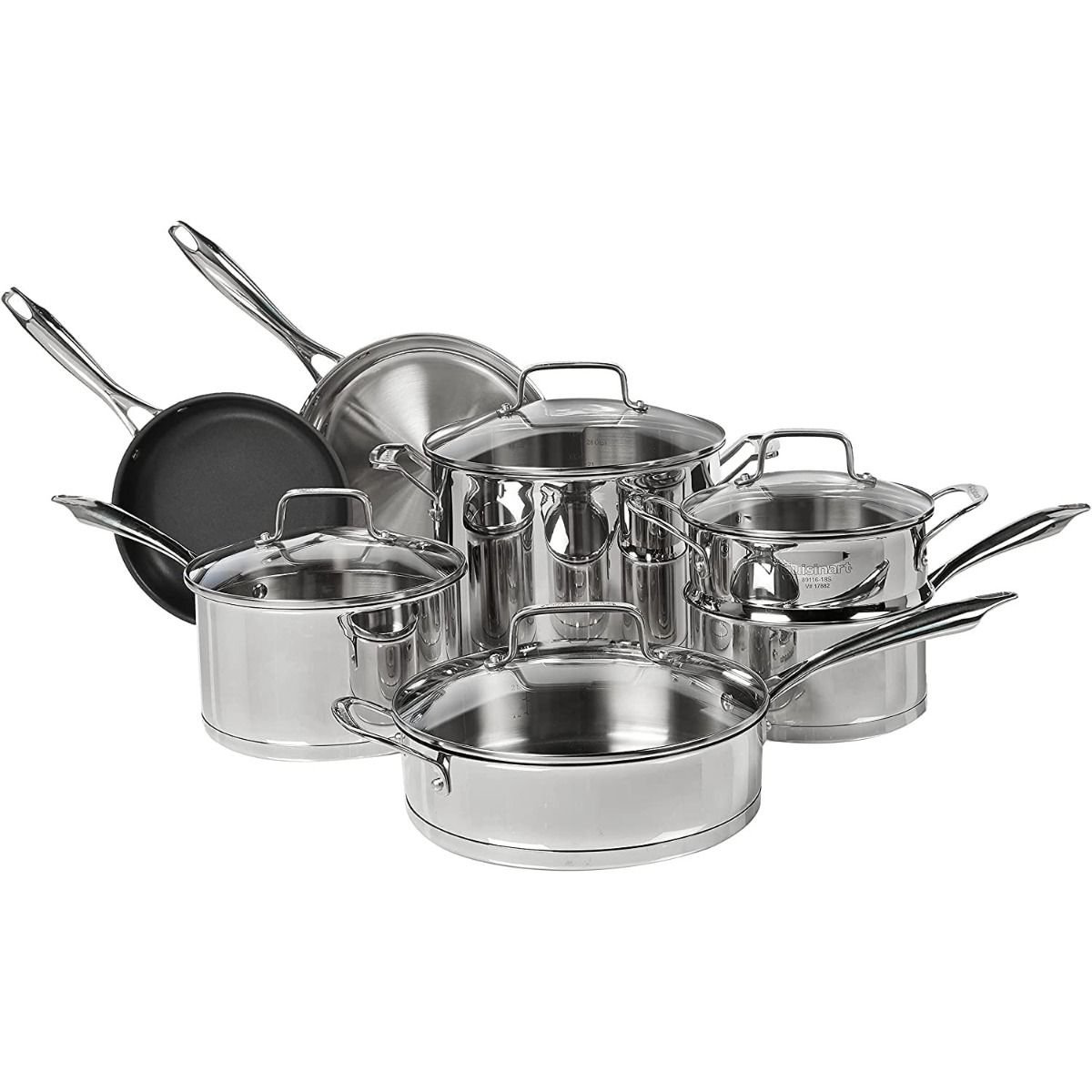 Cuisinart Professional Series Stainless 11-Piece Cookware Set Cuisinart Professional Series Stainless 11-Piece Cookware Set -Le Creuset sales 71jsusskl9l. ac sl1500