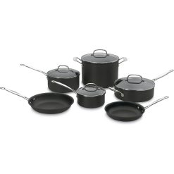 Cuisinart Chef's Classic Hard Anodized Nonstick Cookware Set | 10-Piece