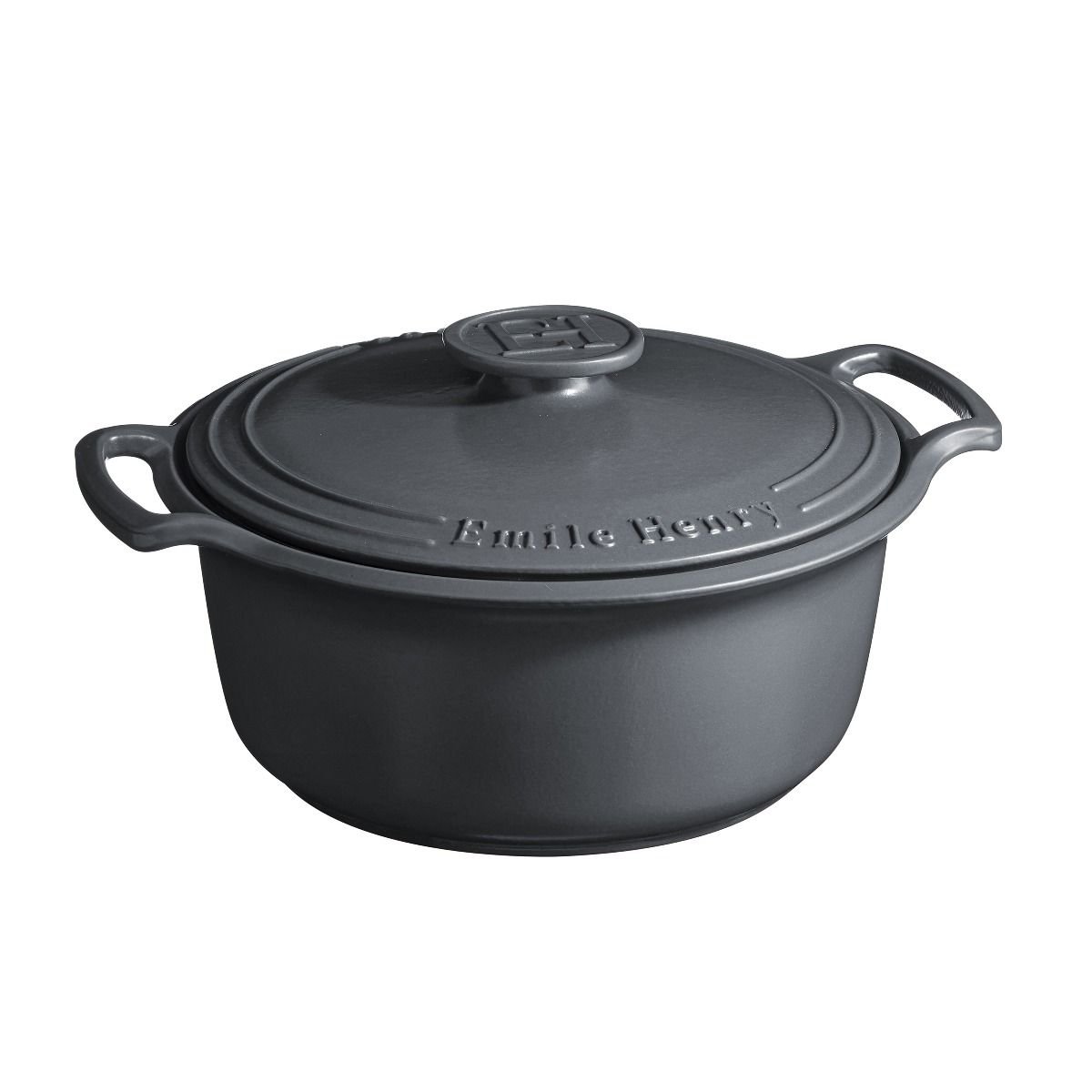 Emile Henry 6-Quart Sublime Stewpot | Graphite Emile Henry 6-Quart Sublime Stewpot | Graphite -Le Creuset sales 734760 sublime dutch oven