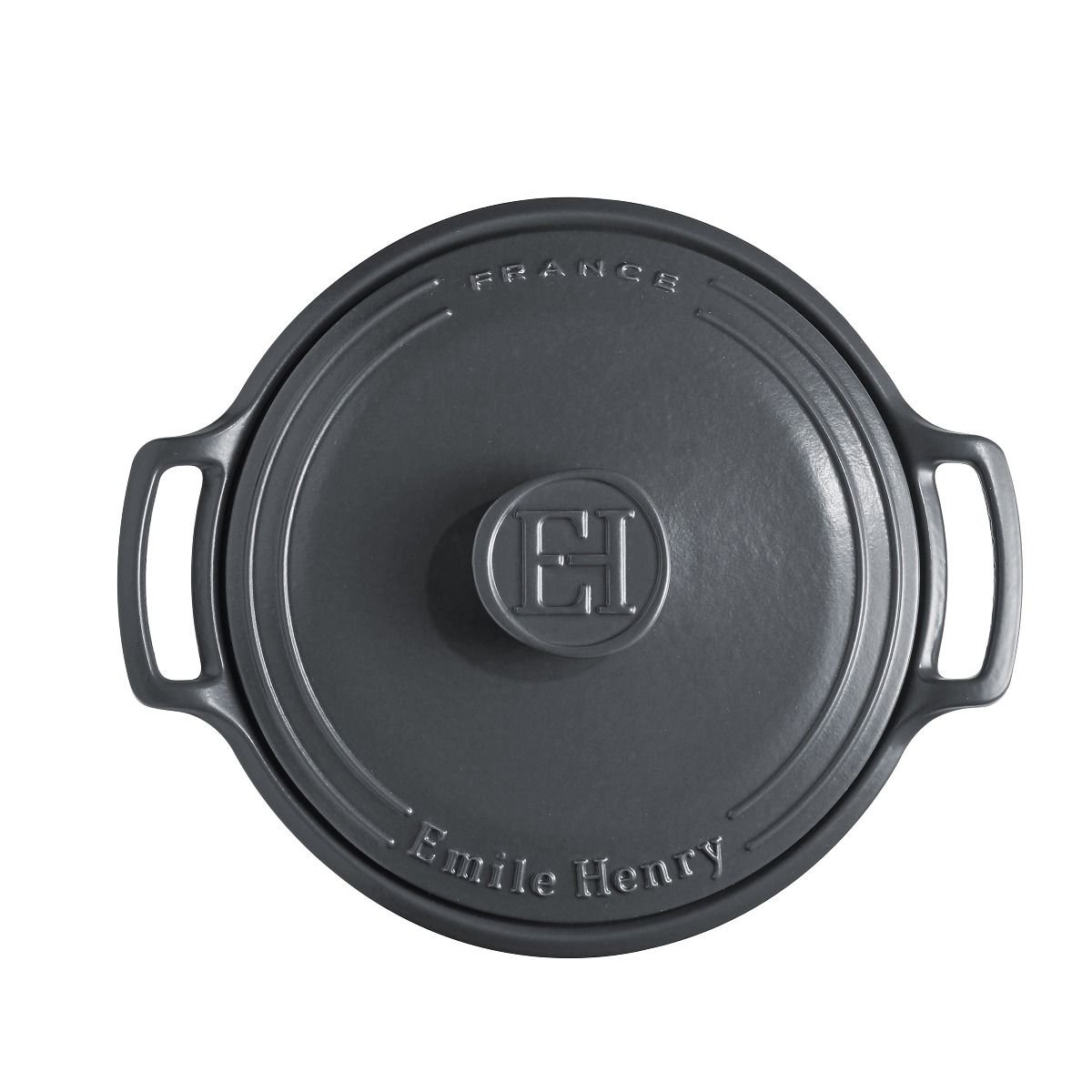 Emile Henry 6-Quart Sublime Stewpot | Graphite Emile Henry 6-Quart Sublime Stewpot | Graphite -Le Creuset sales 734760 sublime dutch oven top