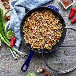 Staub 2.9 Qt Cast Iron Daily Pan | Dark Blue -Le Creuset sales 750056187