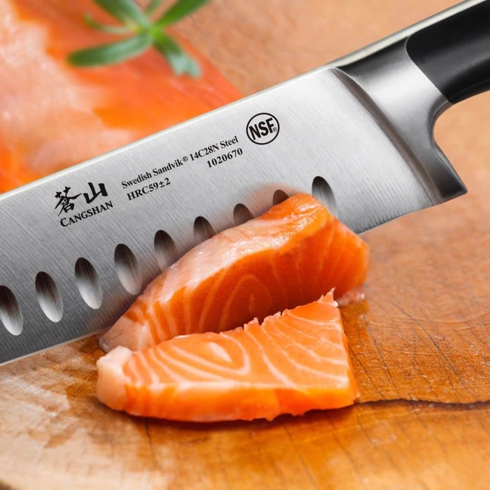 Cangshan Cutlery TS Series 7" Santoku Knife with Sheath Cangshan Cutlery TS Series 7" Santoku Knife With Sheath -Le Creuset sales 7 fc06a531 6b1f 4d63 8168