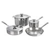 Le Creuset 7-Piece Cookware Set | Tri-Ply Stainless Steel 1 Le Creuset 7-Piece Cookware Set | Tri-Ply Stainless Steel -Le Creuset sales 7pcookware 1