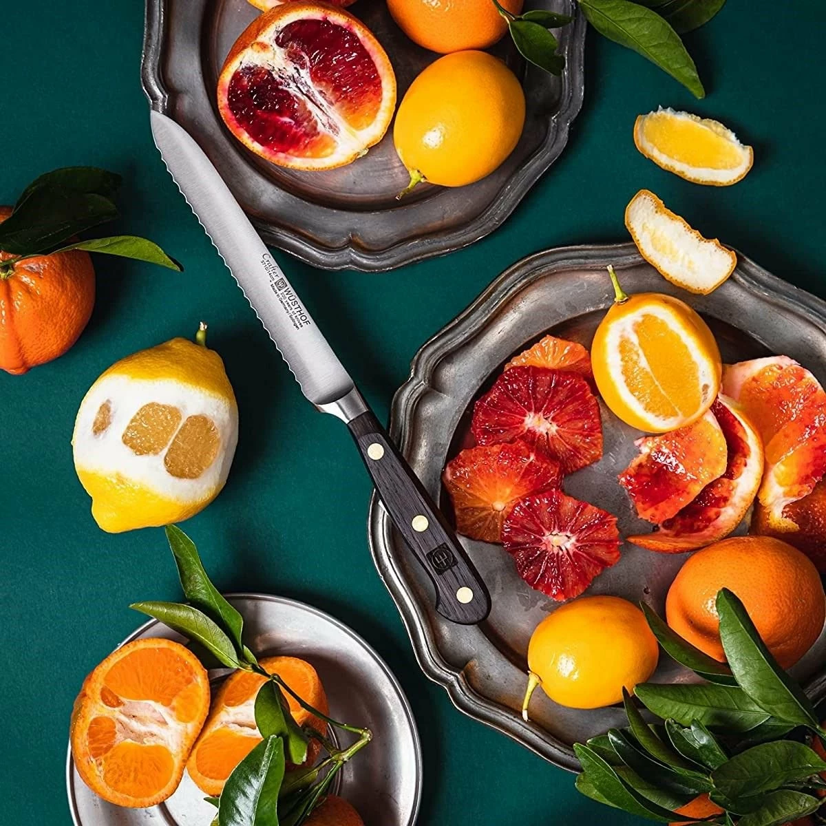 Wusthof Cutlery Wusthof Crafter 5" Serrated Utility Knife 4 Wusthof Cutlery Wusthof Crafter 5" Serrated Utility Knife - Image 2