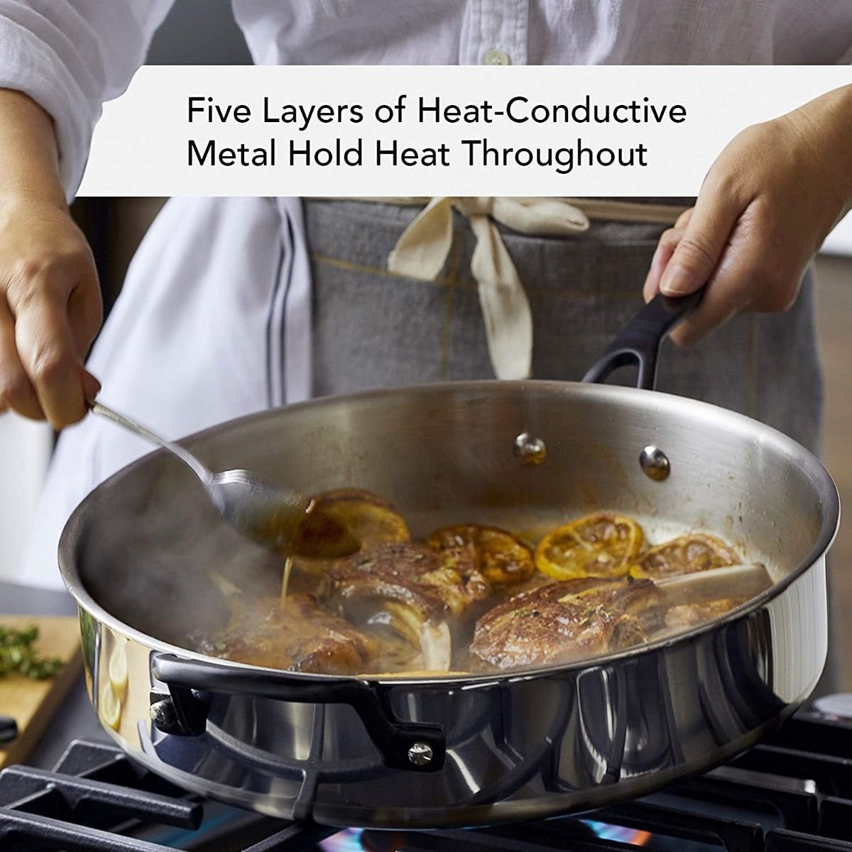 KitchenAid Stainless Steel 5-Ply Cookware Set | 10-Piece KitchenAid Non-Electrics KitchenAid Stainless Steel 5-Ply Cookware Set | 10-Piece -Le Creuset sales 81zy5fngyvl. ac sl1500