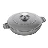 Staub 24 Oz Round Covered Braiser | Graphite Grey -Le Creuset sales 872078003746 1