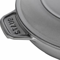 Staub 24 Oz Round Covered Braiser | Graphite Grey 3 Staub 24 Oz Round Covered Braiser | Graphite Grey -Le Creuset sales 872078003746 3