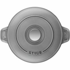 Staub 24 Oz Round Covered Braiser | Graphite Grey 4 Staub 24 Oz Round Covered Braiser | Graphite Grey -Le Creuset sales 872078003746 4