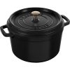 Staub 5 Qt Tall Cocotte | Black -Le Creuset sales 91cy0dhs37l. ac sl1500