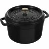 Staub 5 Qt Tall Cocotte | Black -Le Creuset sales 91cy0dhs37l. ac sl1500