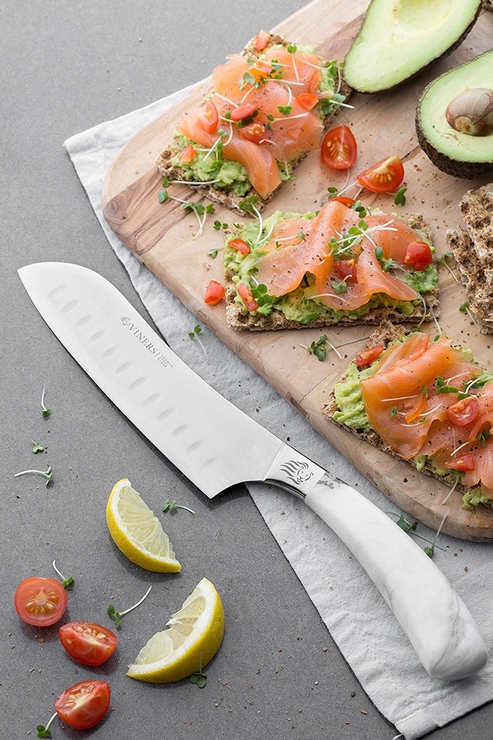 Viners Eternal Marble 6.5" Santoku Knife Viners Eternal Marble 6.5" Santoku Knife -Le Creuset sales 91mfjogggel. sl1500