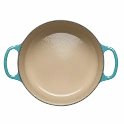 Le Creuset 2.25 Qt. Signature Enameled Cast Iron Braiser With Stainless Steel Knob | Caribbean Blue -Le Creuset sales carmain2