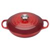 Le Creuset 2.25 Qt. Signature Enameled Cast Iron Braiser With Stainless Steel Knob | Cerise/Cherry Red 1 Le Creuset 2.25 Qt. Signature Enameled Cast Iron Braiser With Stainless Steel Knob | Cerise/Cherry Red -Le Creuset sales cermain1