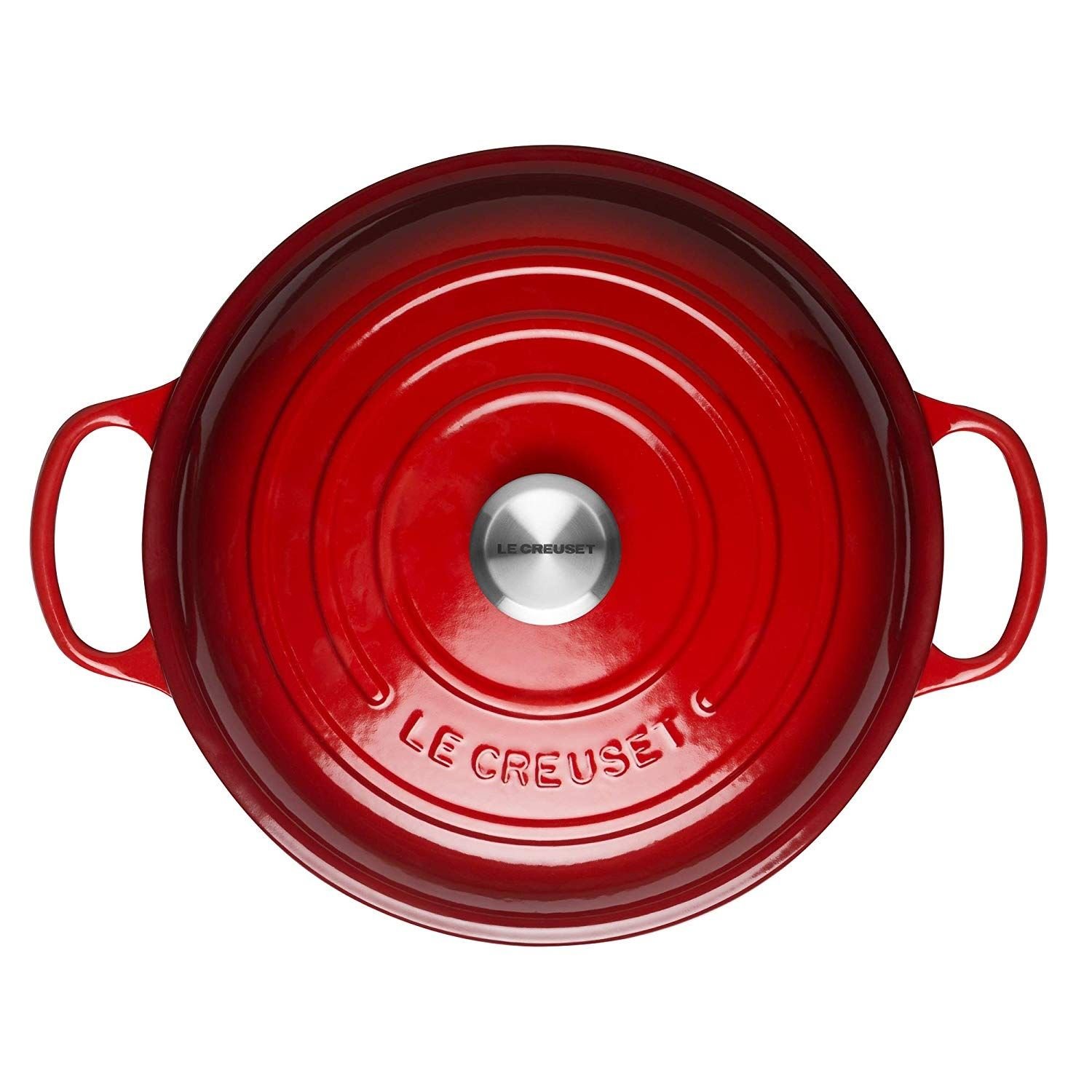 Le Creuset 2.25 Qt. Signature Enameled Cast Iron Braiser with Stainless Steel Knob | Cerise/Cherry Red Le Creuset 2.25 Qt. Signature Enameled Cast Iron Braiser With Stainless Steel Knob | Cerise/Cherry Red -Le Creuset sales cersmain3