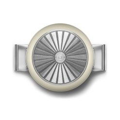 SMEG 4 Qt. Nonstick Deep Pan With Lid | Cream 5 SMEG 4 Qt. Nonstick Deep Pan With Lid | Cream -Le Creuset sales ckfd2811crm 6