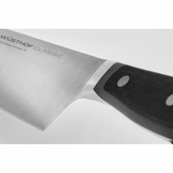 Wusthof Cutlery Wusthof Classic 7" Nakiri Knife | Hollow Edge -Le Creuset sales classic half bolster detail 1 5