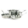 All-Clad Copper Core 5-Ply Bonded Stainless Steel Cookware Set | 7-Piece -Le Creuset sales copper7pcookware