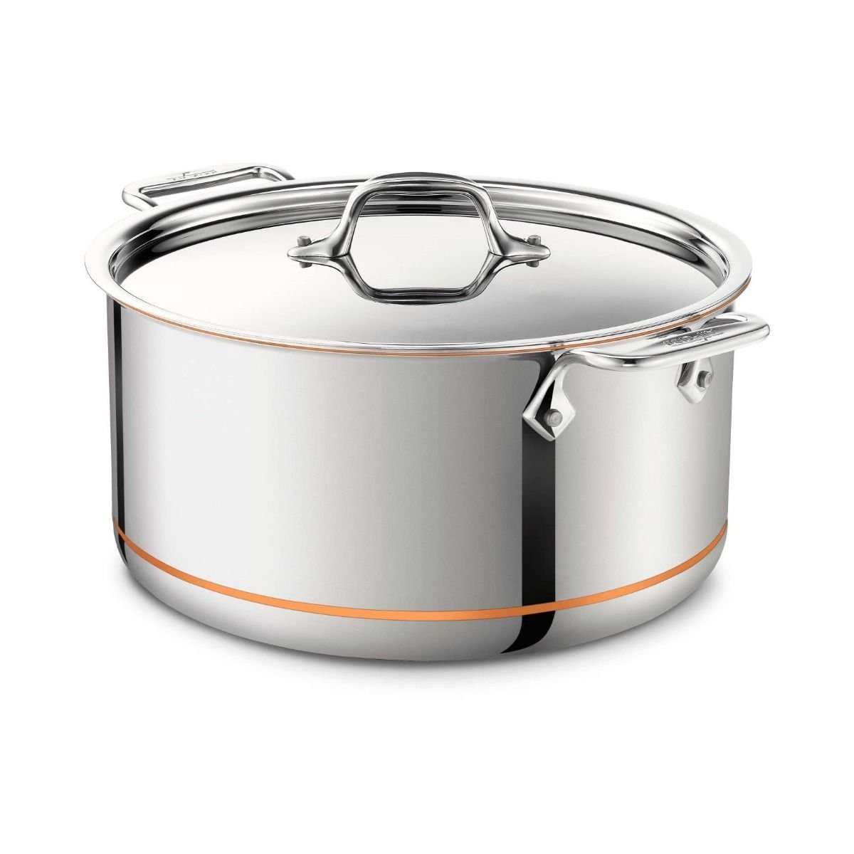 All-Clad Copper Core 5-Ply Bonded Stainless Steel Cookware Set | 10-Piece All-Clad Copper Core 5-Ply Bonded Stainless Steel Cookware Set | 10-Piece -Le Creuset sales copper8stock 1