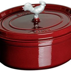 Staub 5.75 Qt. Oval Coq Au Vin Cocotte/Dutch Oven | Grenadine