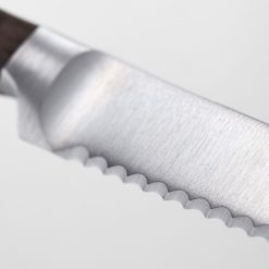 Wusthof Cutlery Wusthof Crafter 5" Serrated Utility Knife 6 Wusthof Cutlery Wusthof Crafter 5" Serrated Utility Knife -Le Creuset sales crafter serration detail