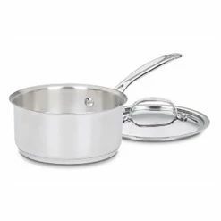 Cuisinart Chef's Classic Stainless Steel Cookware Set | 5-piece -Le Creuset sales cuisinart cookware cuisinart 1 quart saucepan with cover popup