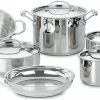 Cuisinart Chef's Classic Stainless Steel Cookware Set | 10-Piece -Le Creuset sales cuisinart stainless steel cookware popup 1