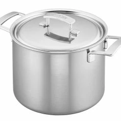 Demeyere Industry 5-Ply 10 PC Stainless Steel Cookware Set -Le Creuset sales demeyere 10 piece set 6