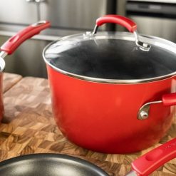 Rachael Ray Red Gradient 14 Piece Enamel Cookware Set -Le Creuset sales dscf0827 1